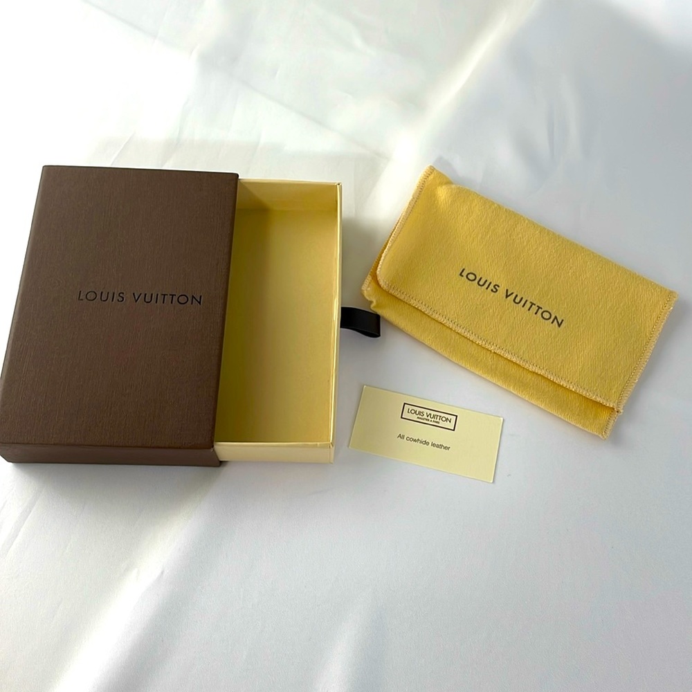 Genuine Louis Vuitton box and pouch